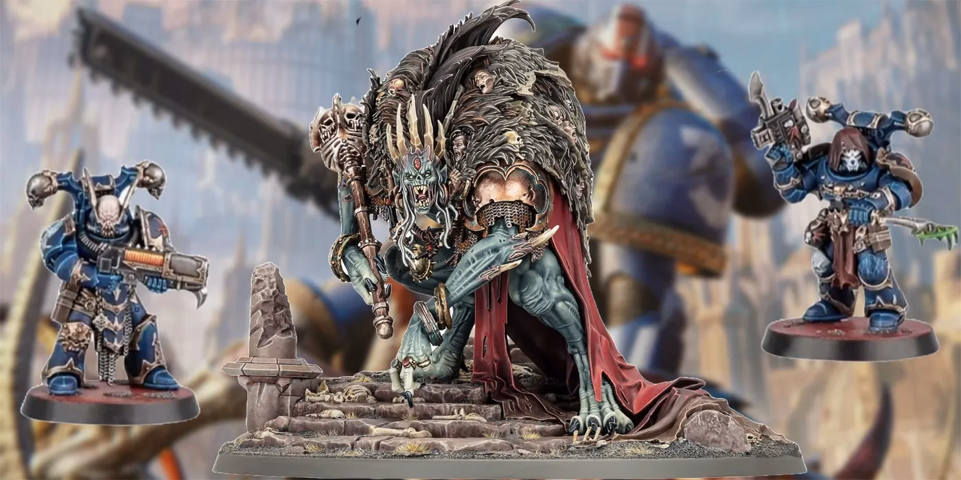 ¿Qué contiene el lote de figuras Warhammer 40k?