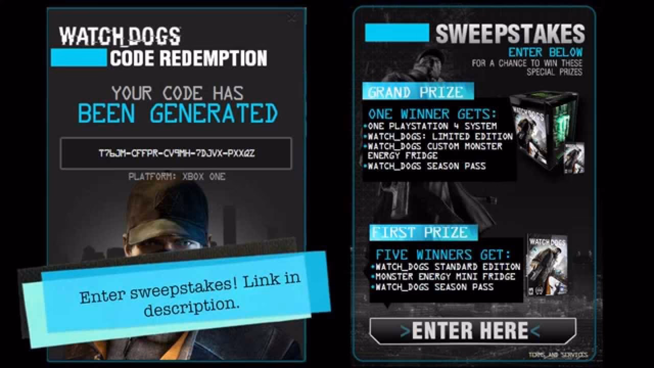 How do I redeem a code for Watch Dogs 2?