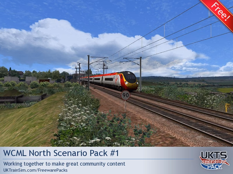 What is the West Coast Mainline North Scenario Pack?