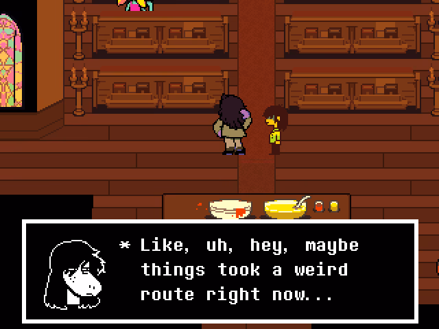 What is the strange route in Deltarune Chapter 4?