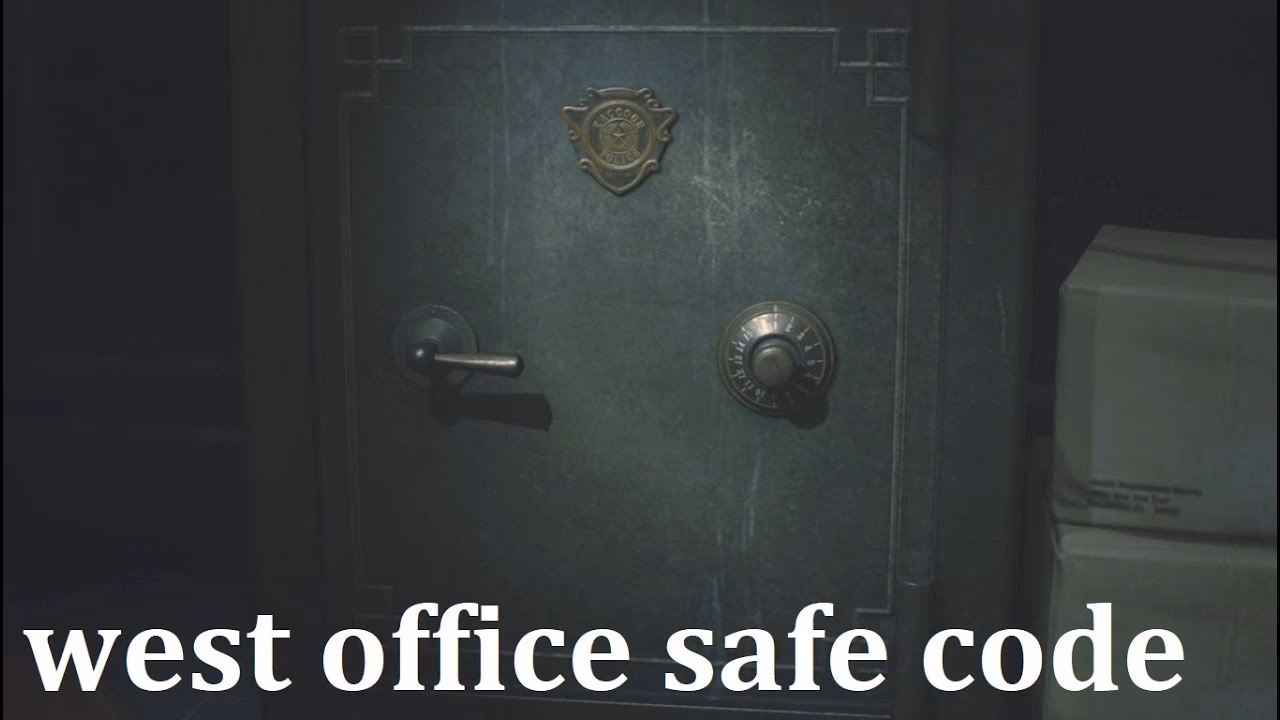 How to get West office safe in Resident Evil 2 remake?