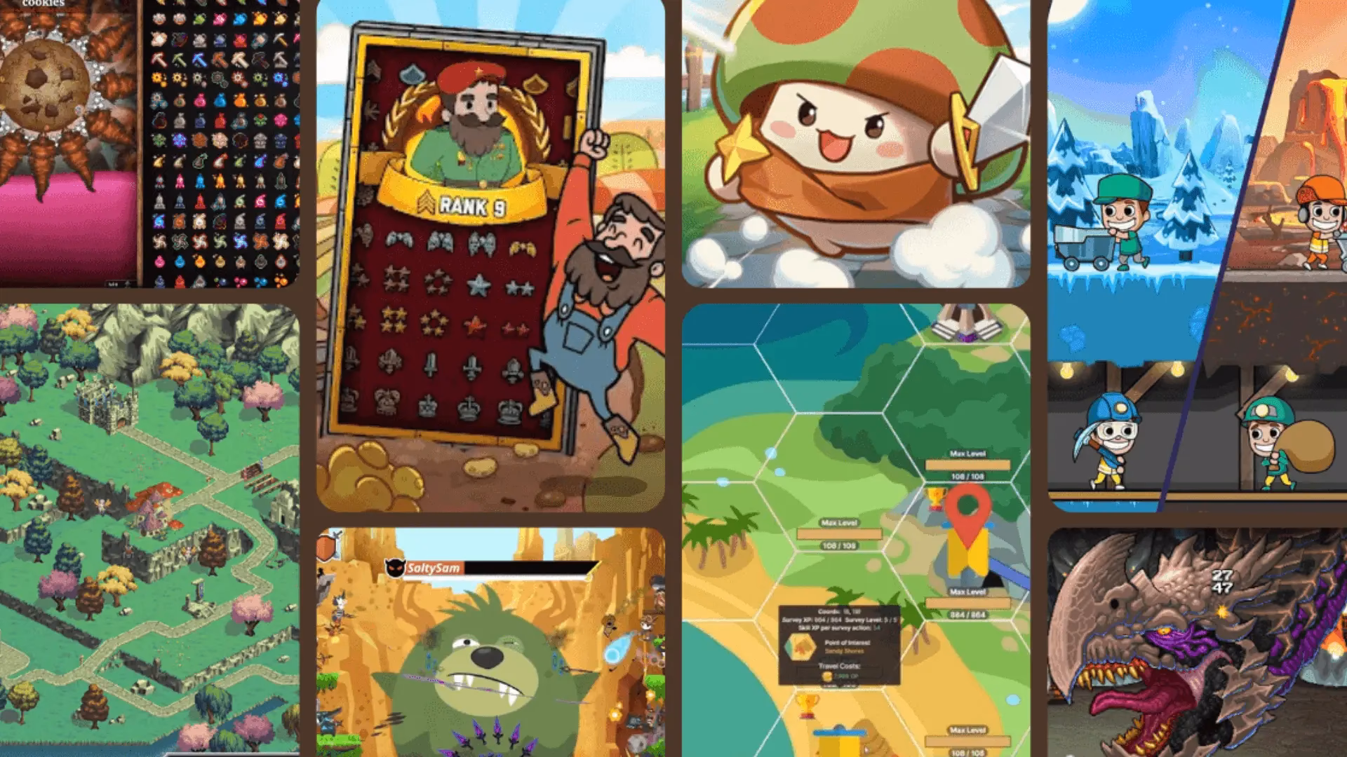 What are the most popular idle games?