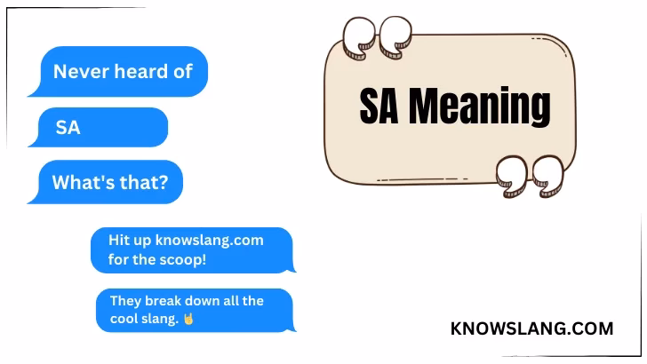 What is the difference between SA and SA?
