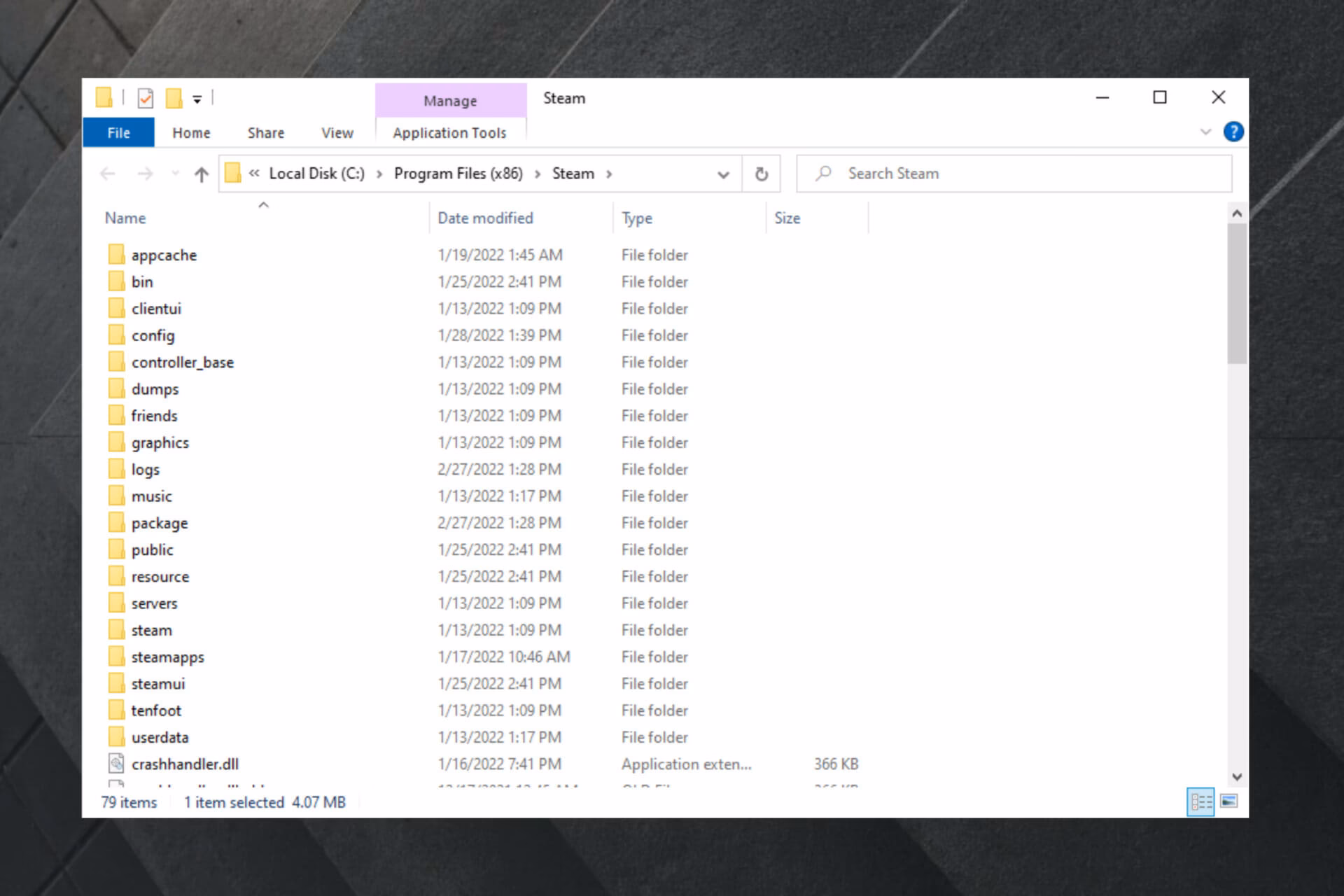 Where is steam folder on Windows 11?