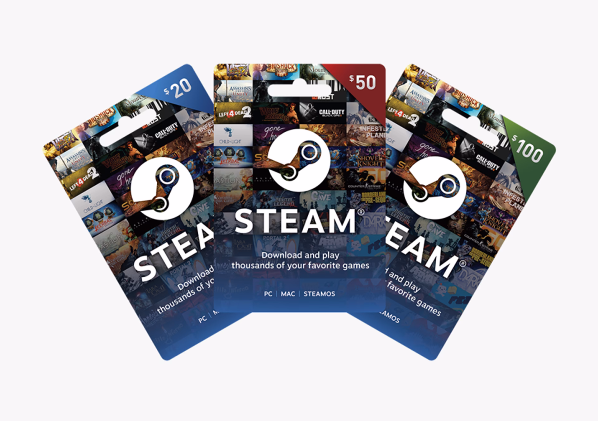 How does a steam card work?