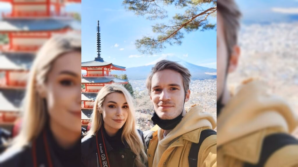 Where do PewDiePie and Marzia Bisognin live?