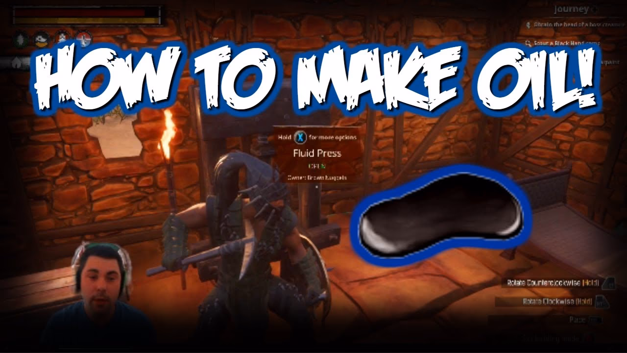Where can I find oil in Conan Exiles?