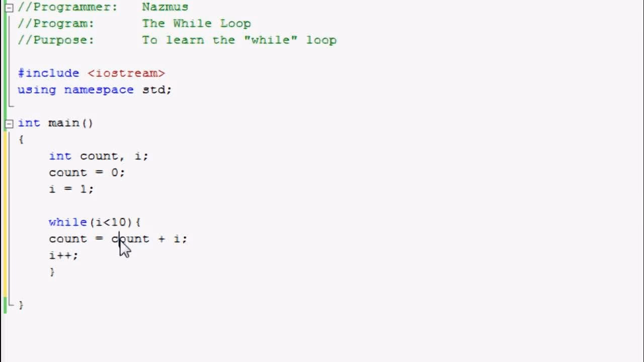 ¿Qué es el While en C++?