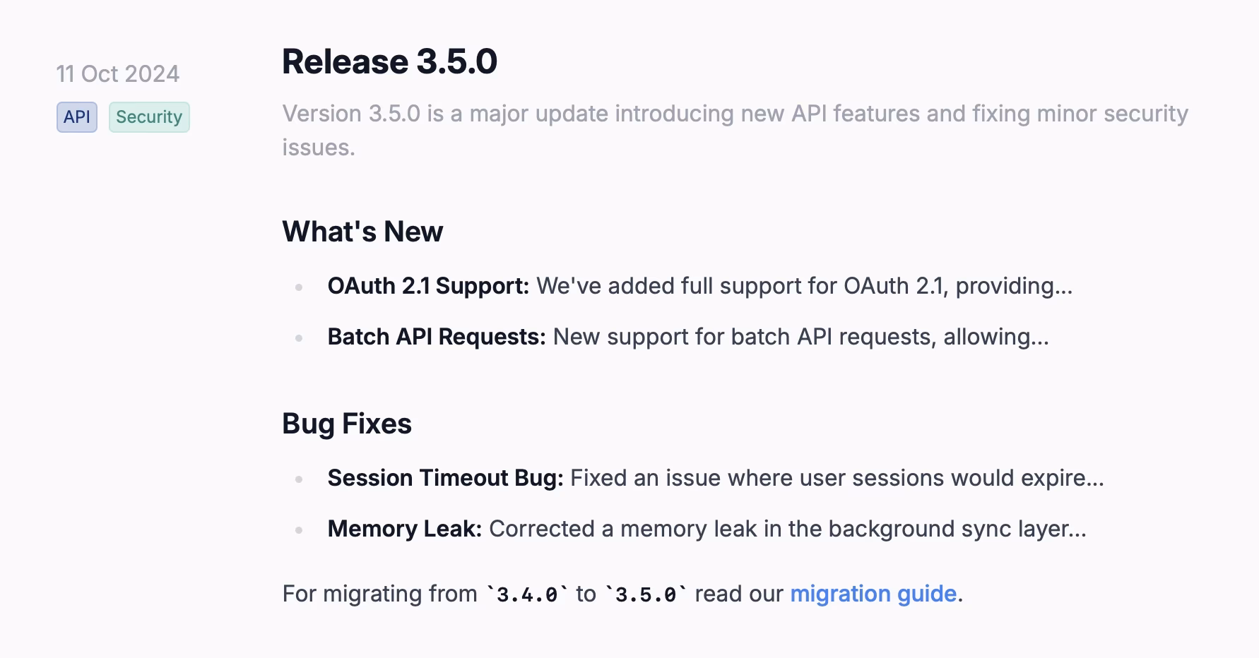 Who is responsible for writing release notes?