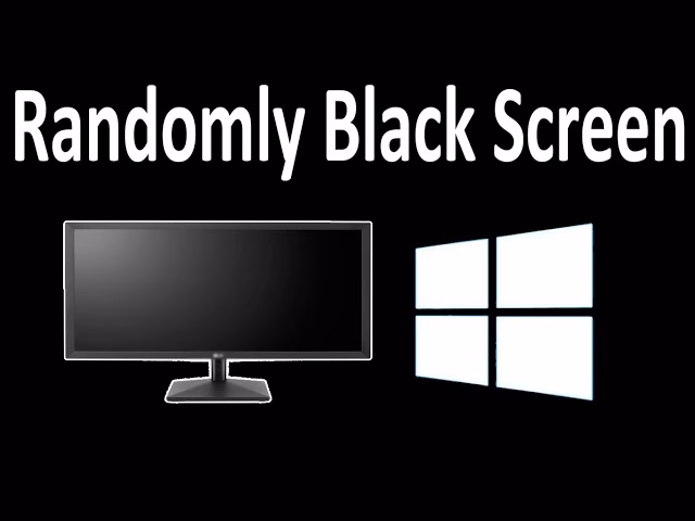 Why does my monitor go black when idle?