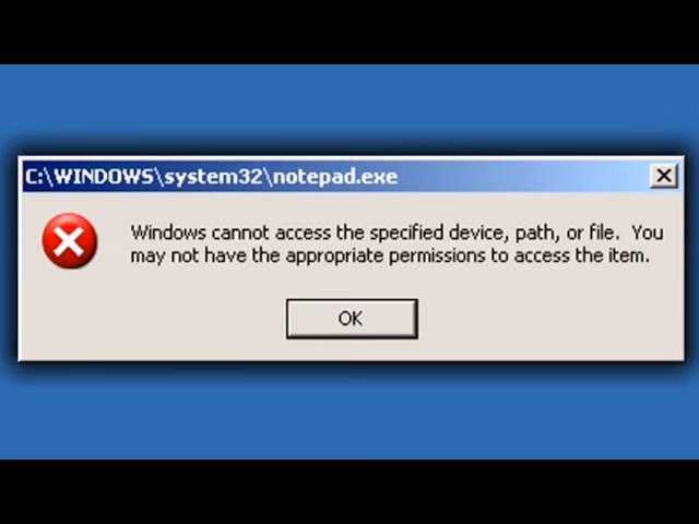 What if Microsoft Word cannot access the specified device or path?