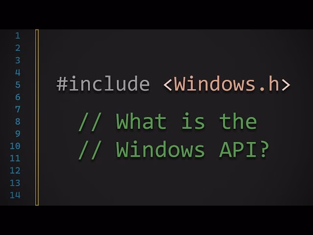 What is the windows h header file for the Win32 API?