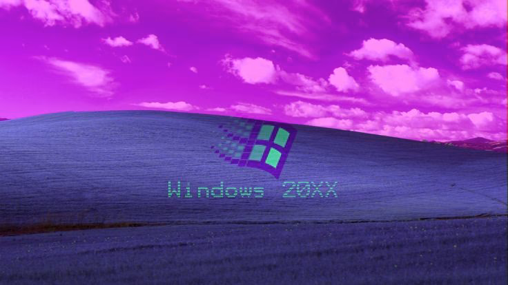 How do I set a vaporwave background?