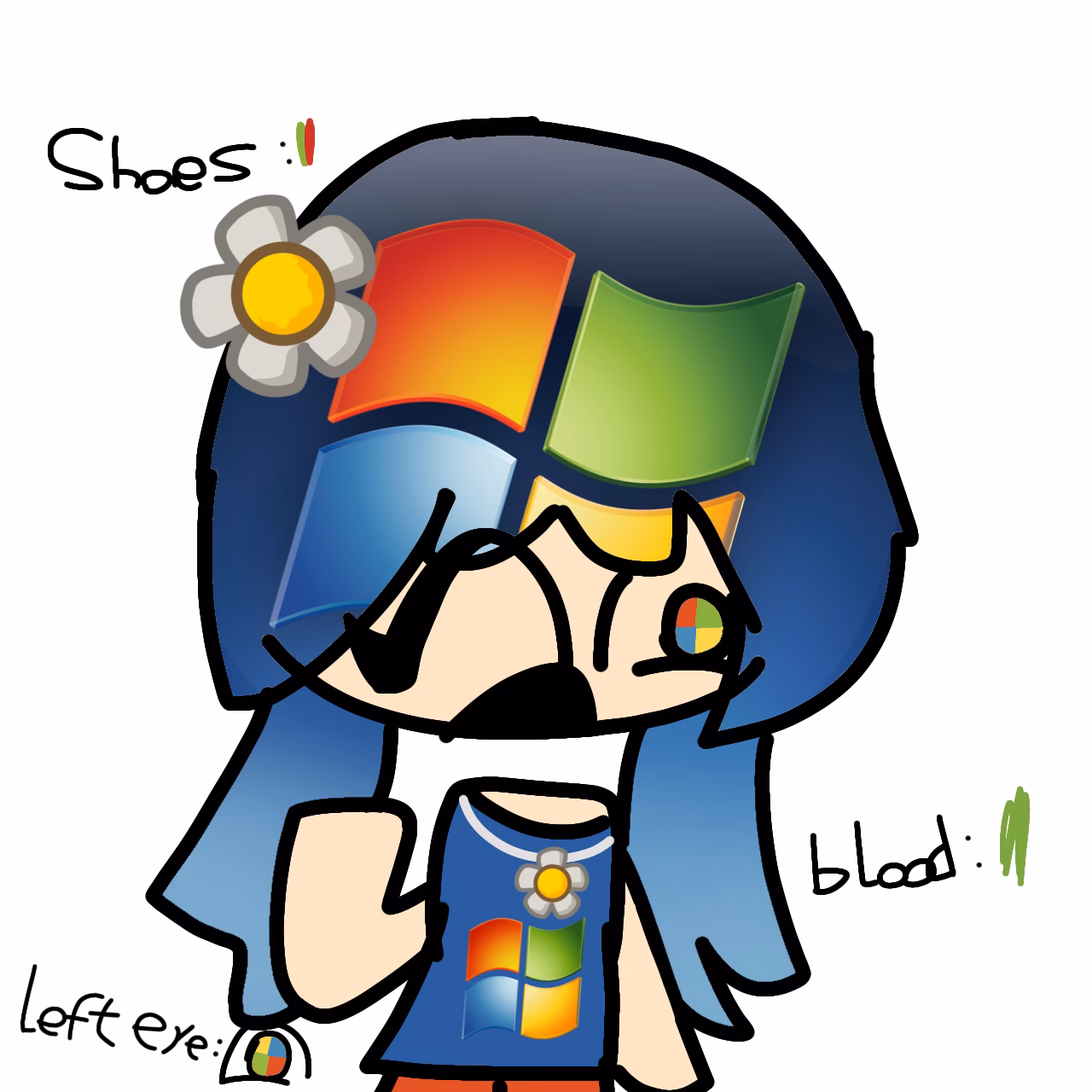 Does Vista Tan have a character design?