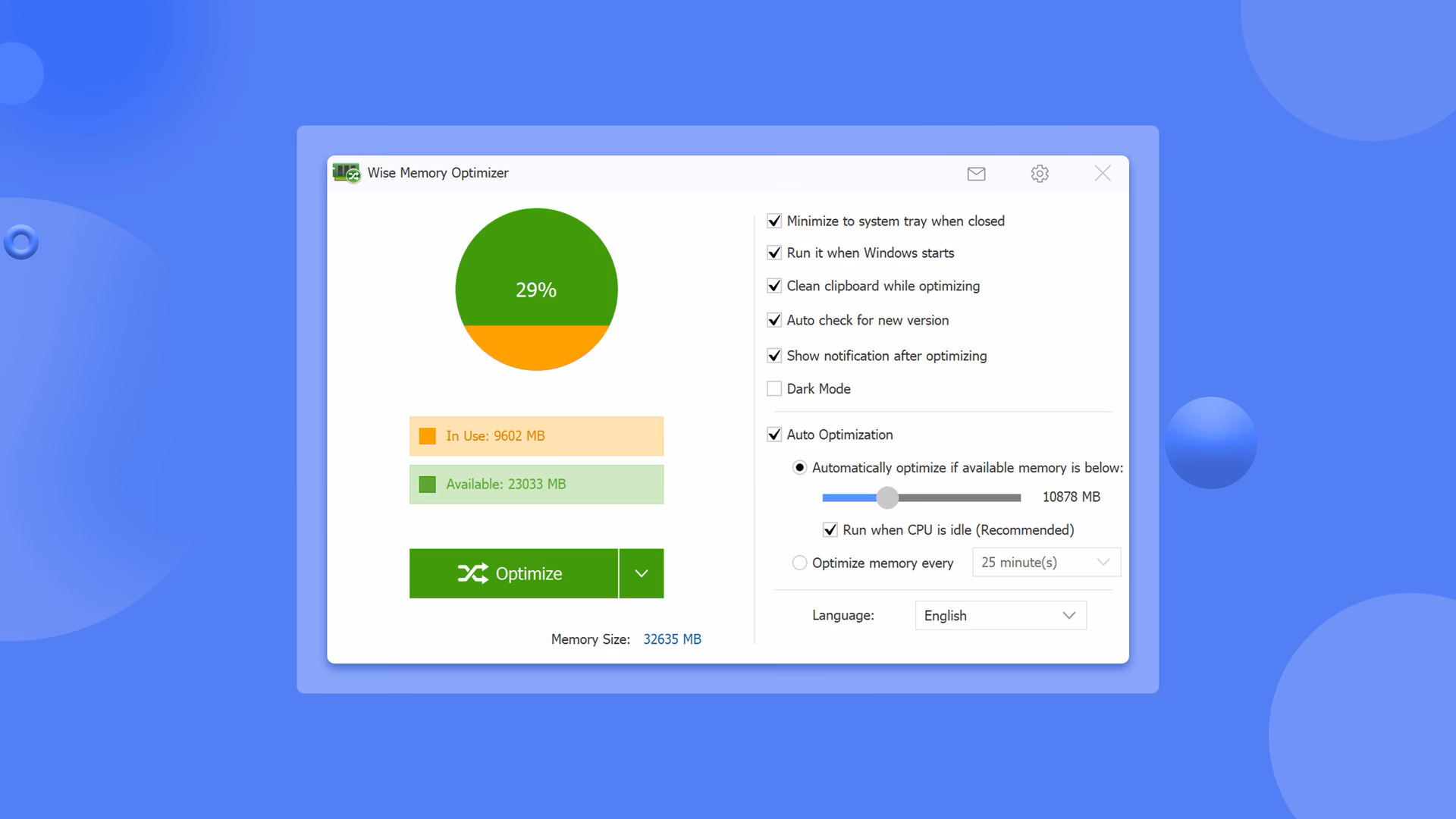 Can I use wise memory optimizer on Windows 10?