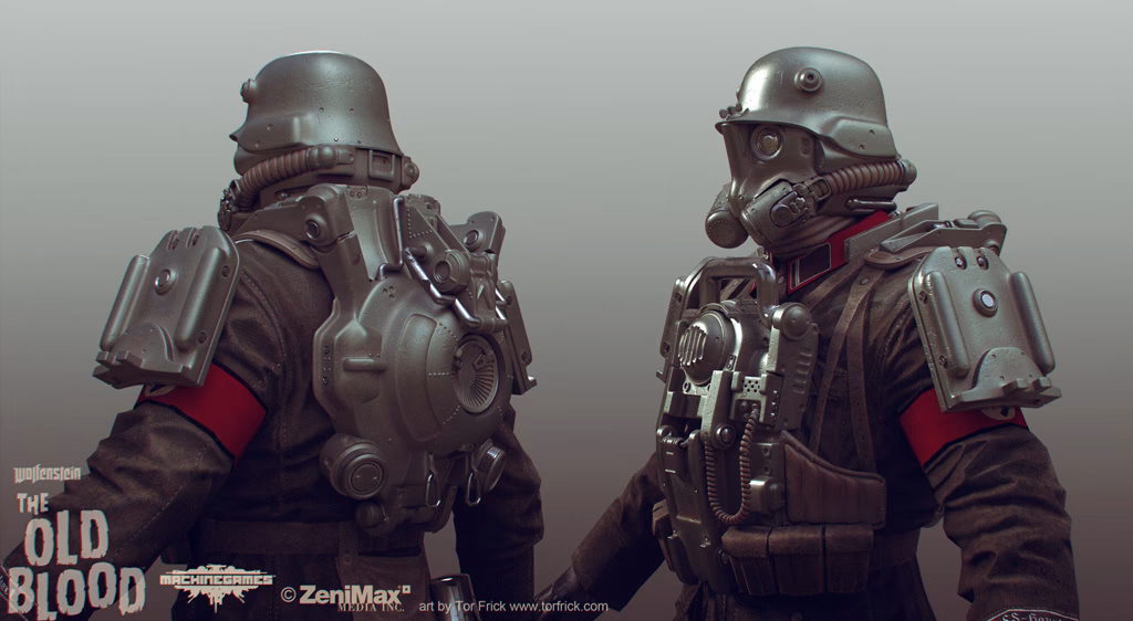 Who are SS soldiers in Wolfenstein?