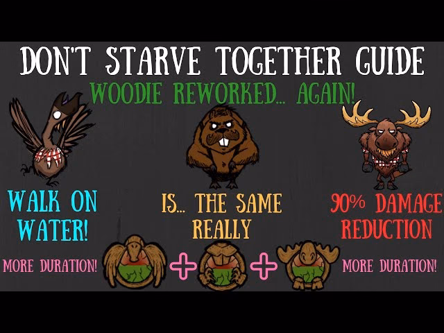 How does Woodie transform in Don't Starve Together?