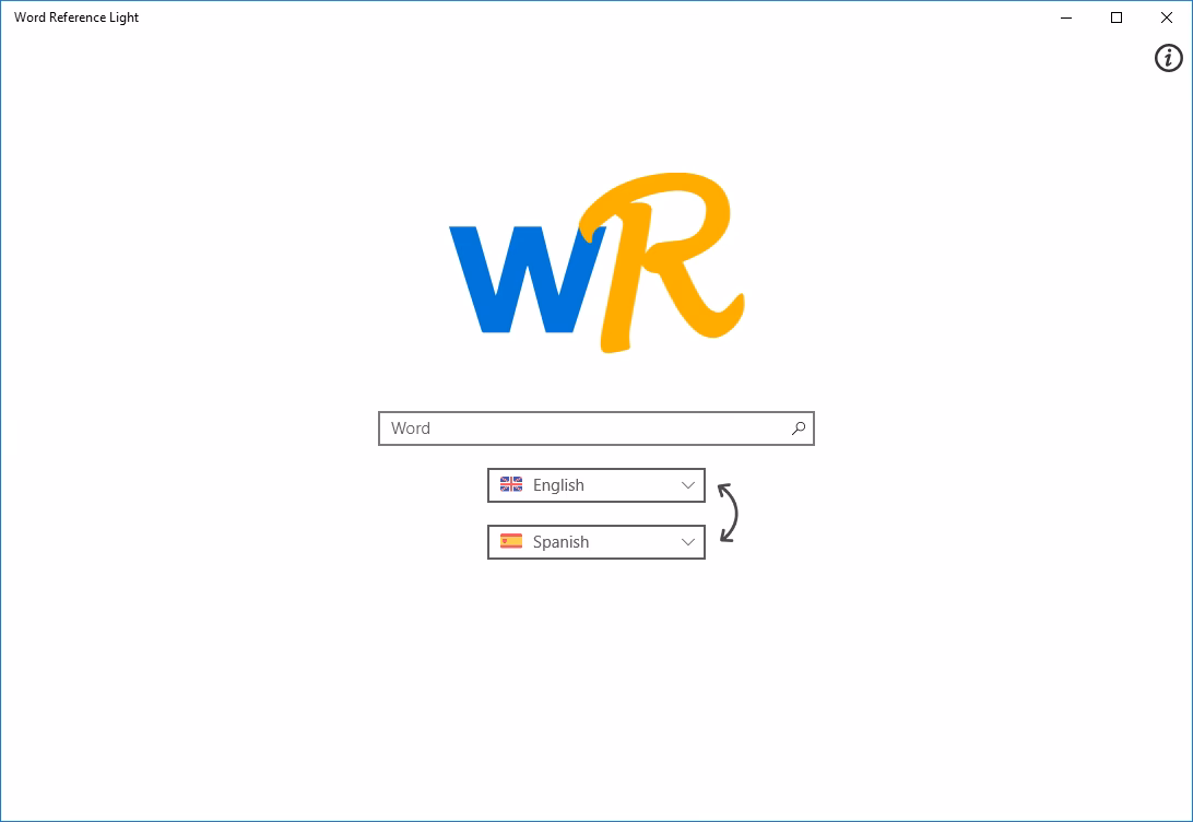 What is word reference light?