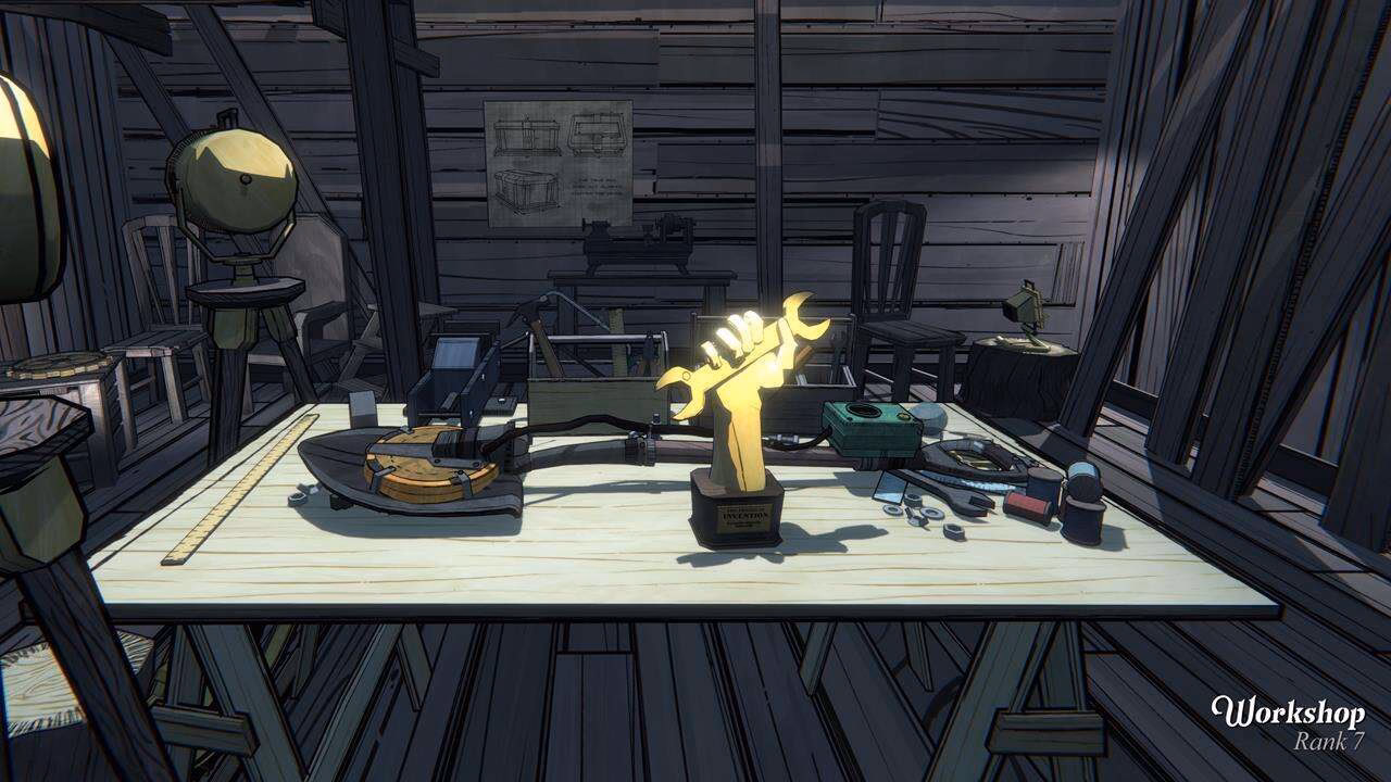 What are workshop contraptions & recipes in Blue Prince?