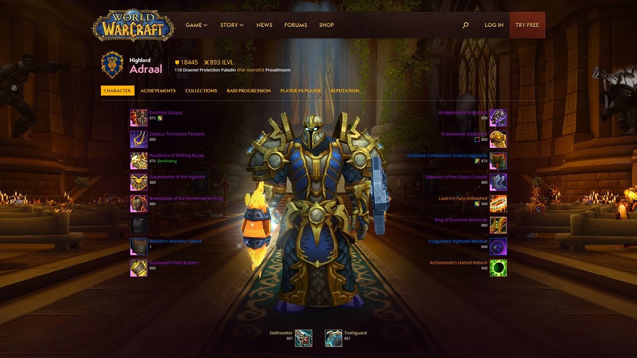 What is world of Warcraft armor?