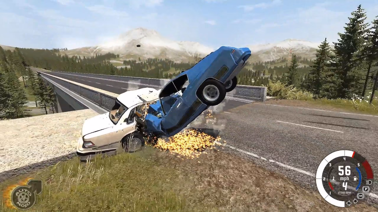 What is a car crash simulator?