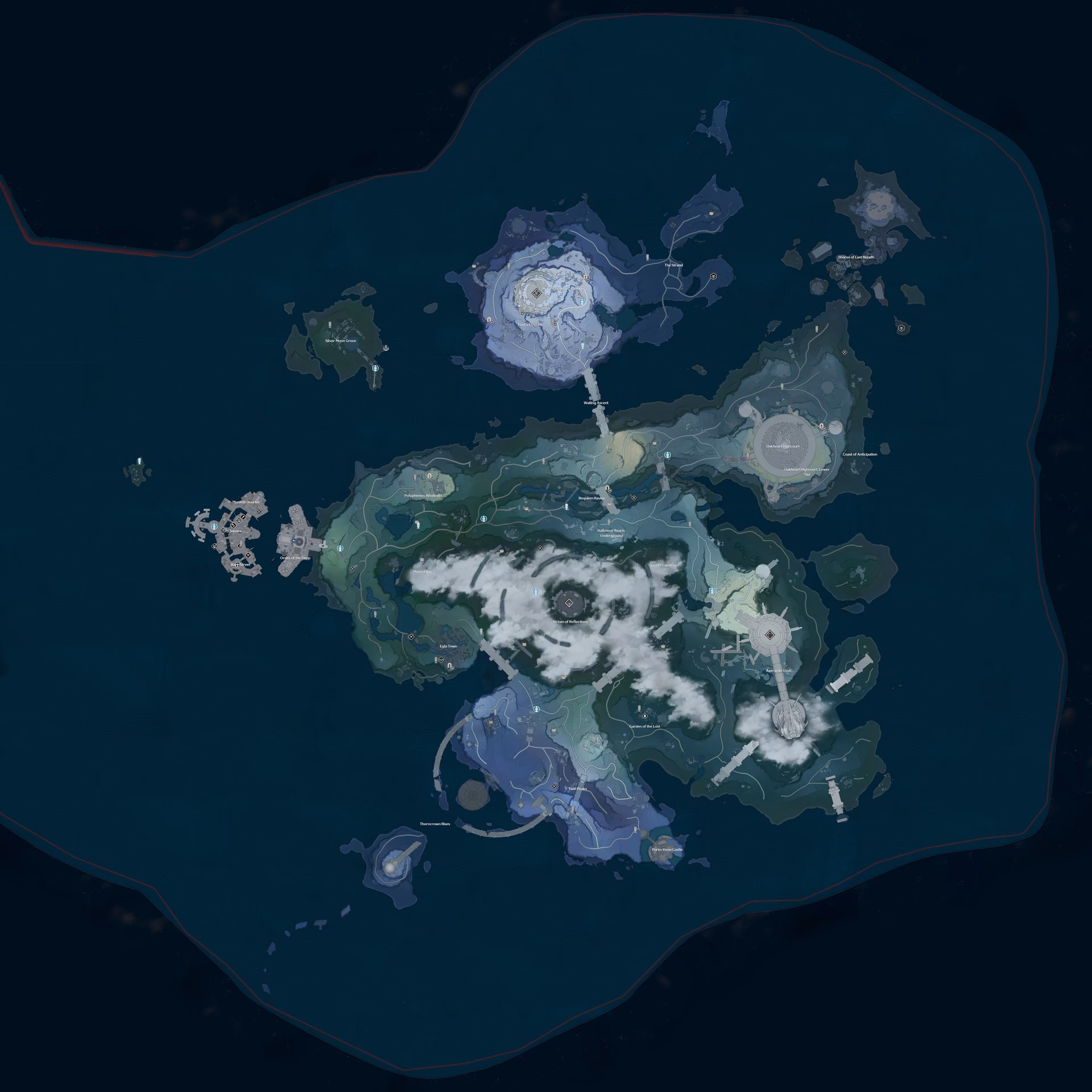 What is the Wuthering waves interactive map?