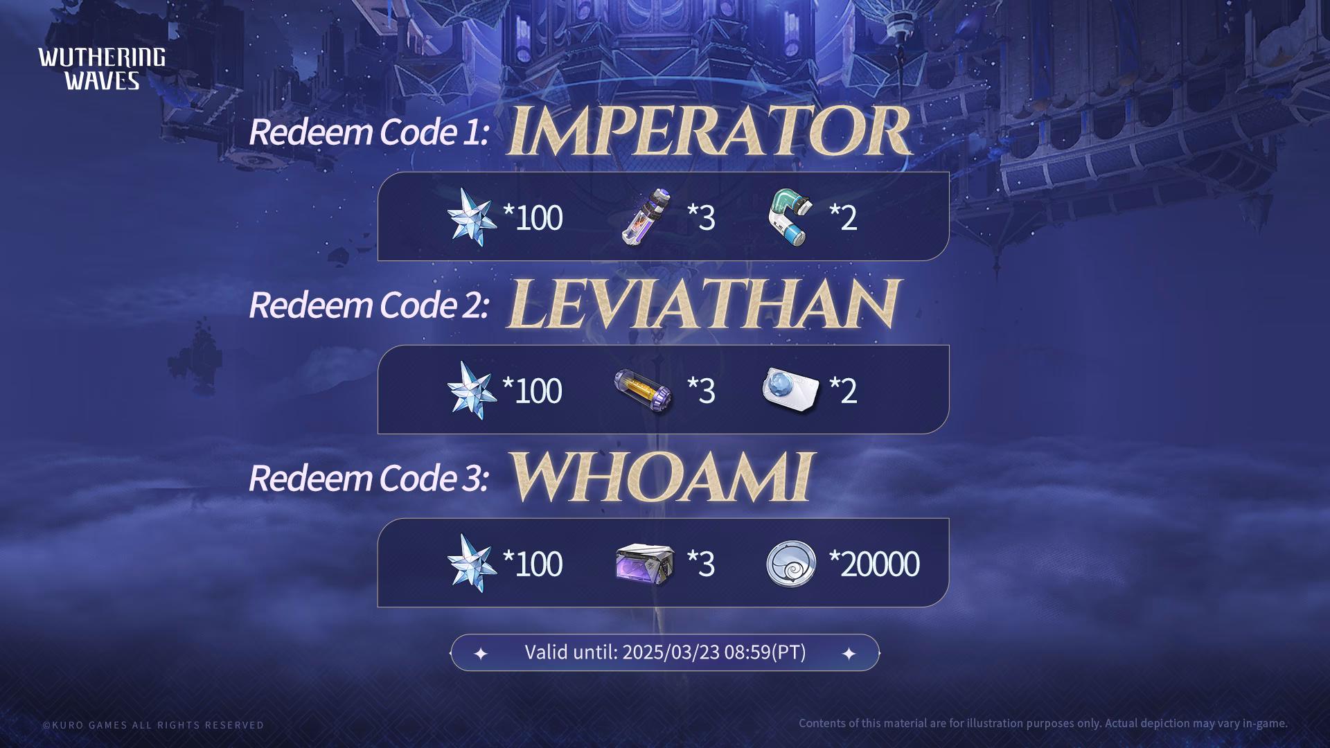 Does Wuthering waves have free gift codes?