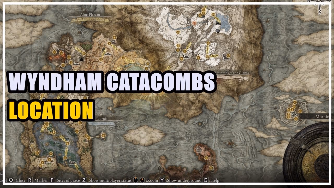 Where is Wyndham catacombs in Elden Ring?
