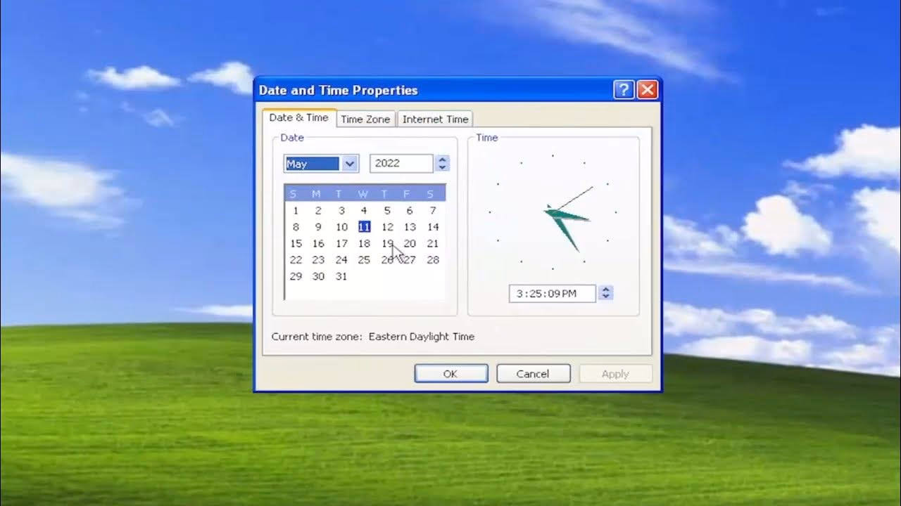 What is free digital clock for XP desktop?