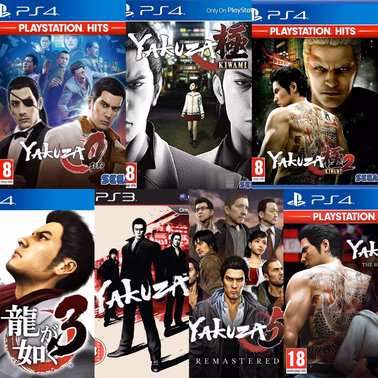 ¿Cuándo se creó la saga Yakuza?