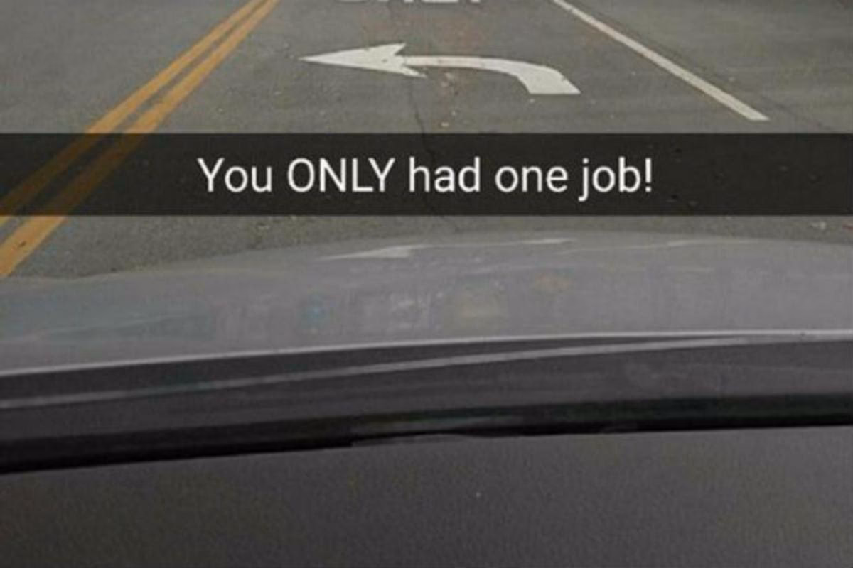 What does you had one job mean on Reddit?