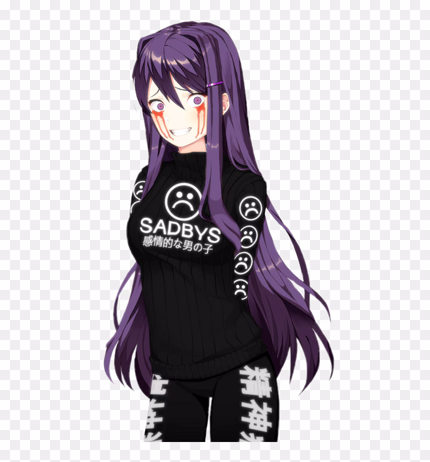 What is Yuri's sprite in Doki Doki literature club?