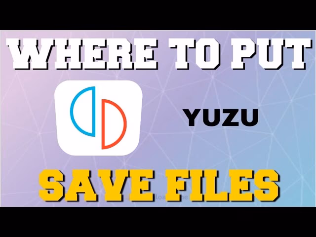 How do I restore a Yuzu save file?