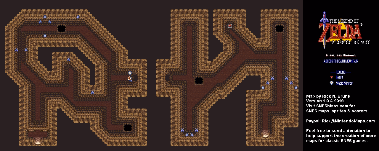 What dungeons are on Death Mountain?