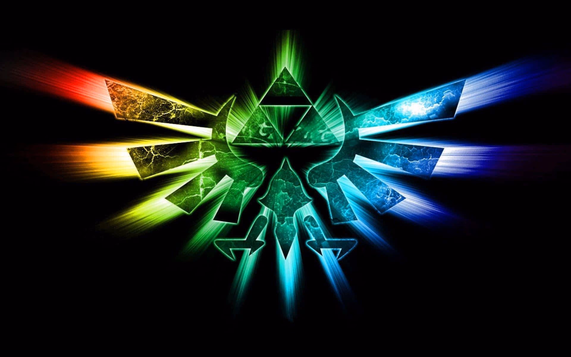 How to make a background for Zelda Triforce?