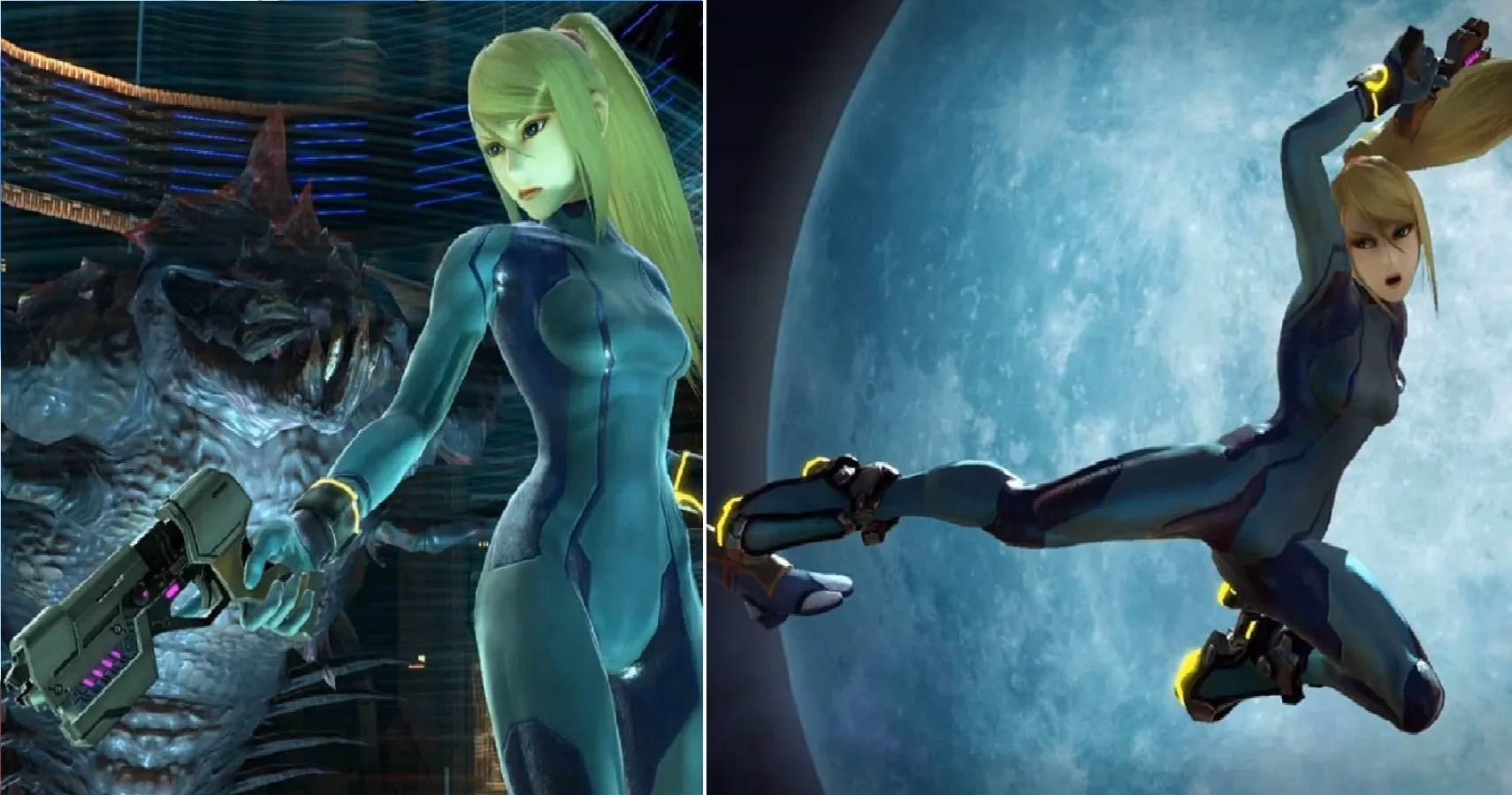 Does Zero Suit Samus use a paralyzer?