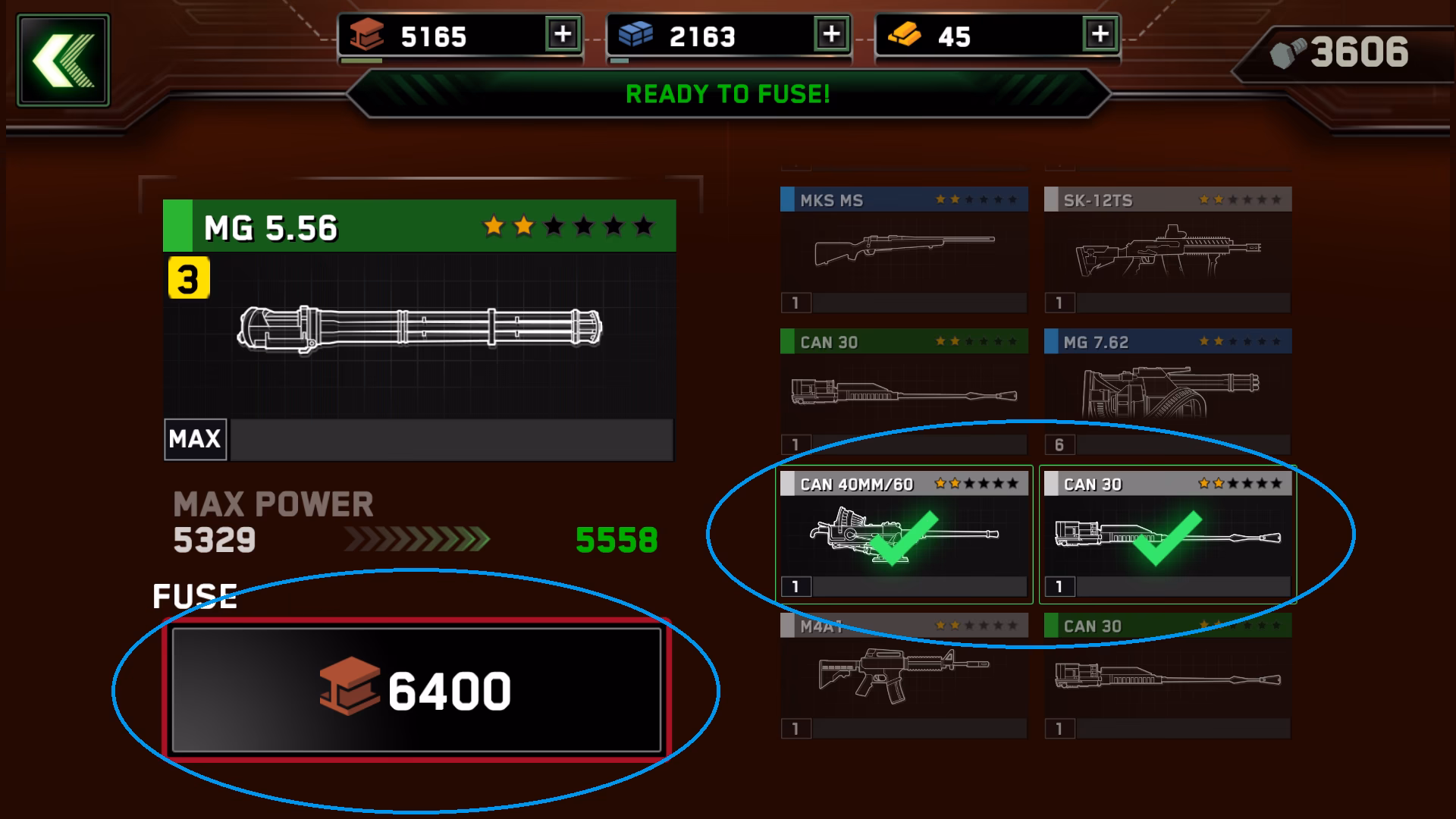 How do you upgrade weapons in Zombie Gunship Survival?