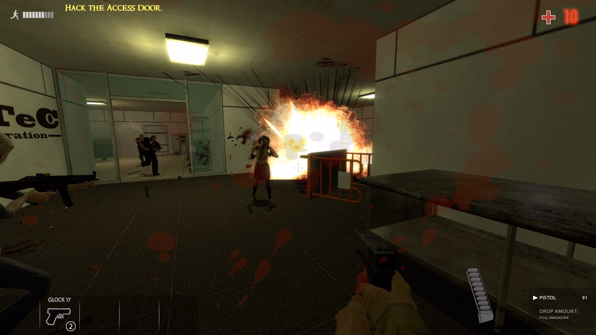Is Zombie Panic a first-person shooter?