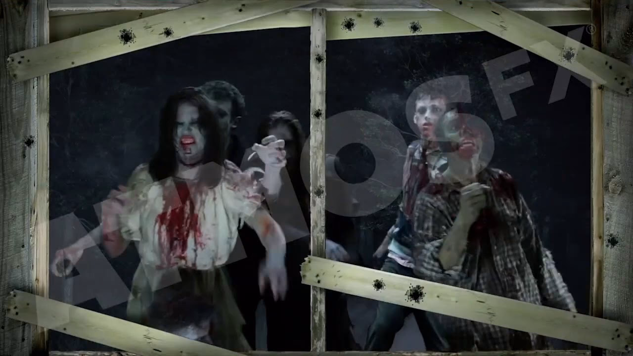 What is the zombie swarm decoration for Halloween?