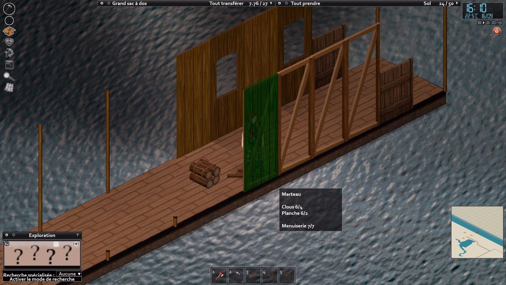 Which wall in Project Zomboid has the most HP?
