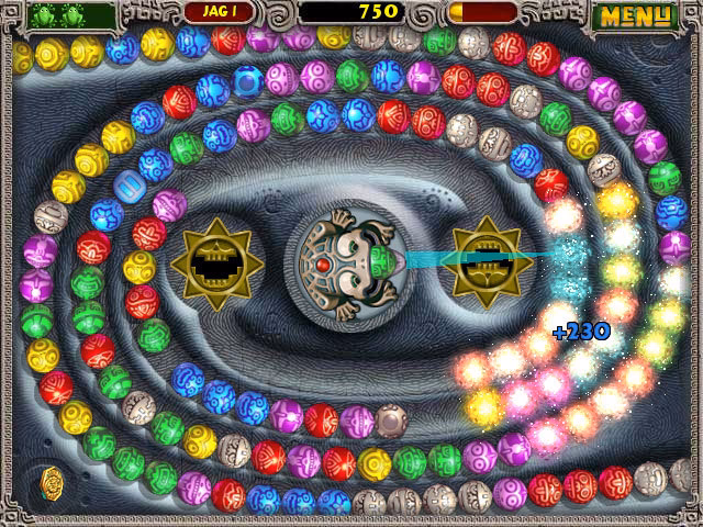 How to play Zuma Deluxe?