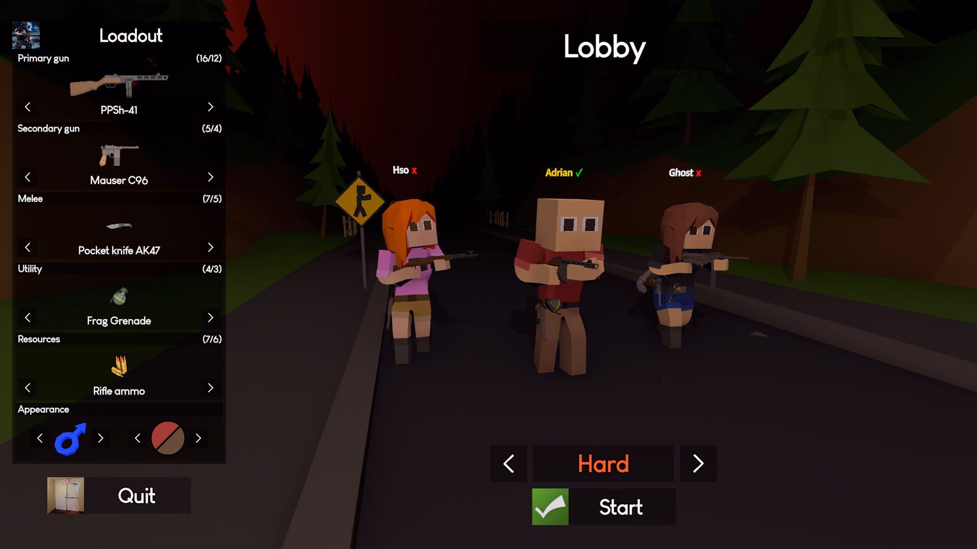 Is Zumbi blocks 2 a zombie survival game?